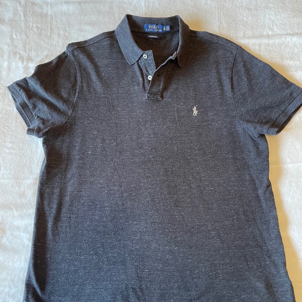 Polo - Ralph Lauren Gray Polo, LIKE EUC, XL